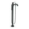 Hansgrohe Locarno Freestanding Tub Filler Trim With 1.75 Gpm Handshower In Matte Black, 4818670