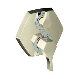 Hansgrohe Locarno Thermostatic Trim With Volume Control In Polished Nickel, 4821830