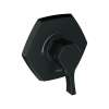 Hansgrohe Locarno Pressure Balance Trim In Matte Black, 4822670