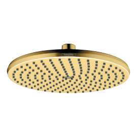 Hansgrohe Locarno Showerhead 240 1-Jet, 1.75 Gpm In Brushed Gold Optic, 4824250