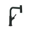Hansgrohe Locarno Higharc Kitchen Faucet, 2-Spray Pull-Out With Sbox, 1.75 Gpm In Matte Black, 4828670