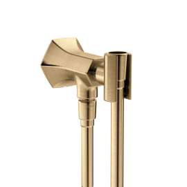 Hansgrohe Locarno Handshower Holder With Outlet In Brushed Bronze, 4831140