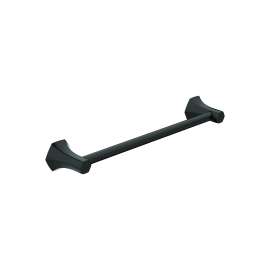 Hansgrohe Locarno Towel Bar, 18" In Matte Black, 4834670