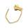 Hansgrohe Locarno Towel Ring In Brushed Gold Optic, 4836250