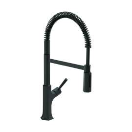 Hansgrohe Locarno Semi-Pro Kitchen Faucet, 2-Spray, 1.75 Gpm In Matte Black, 4851670