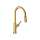 Hansgrohe Locarno Higharc Kitchen Faucet, 2-Spray Pull-Down, 1.75 Gpm In Brushed Gold Optic, 4852250