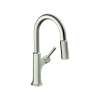 Hansgrohe Locarno Prep Kitchen Faucet, 2-Spray Pull-Down, 1.75 Gpm In Stainless Steel Optic, 4853800