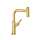 Hansgrohe Locarno Higharc Kitchen Faucet, 2-Spray Pull-Out, 1.75 Gpm In Brushed Gold Optic, 4855250