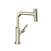 Hansgrohe Locarno Higharc Kitchen Faucet, 2-Spray Pull-Out, 1.75 Gpm In Polished Nickel, 4855830
