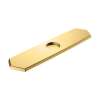 Hansgrohe Locarno Base Plate For Single-Hole Kitchen Faucets, 10" In Brushed Gold Optic, 4856250