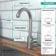 Hansgrohe Talis S Kitchen Faucet, 1-Spray, 1.5 Gpm In Stainless Steel Optic, 4870800