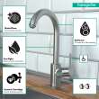 Hansgrohe Talis S Kitchen Faucet, 1-Spray, 1.5 Gpm In Stainless Steel Optic, 4870800