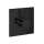 Hansgrohe Ecostat Diverter Trim Square Trio/Quattro In Matte Black, 4880670