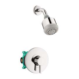 Hansgrohe Clubmaster Pressure Balance Shower Set With Rough