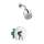 Hansgrohe Clubmaster Pressure Balance Shower Set With Rough, 2.5 Gpm In Chrome, 4907000
