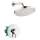 Hansgrohe Croma Pressure Balance Shower Set With Rough, 2.0 Gpm In Chrome, 4909000
