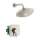 Hansgrohe Croma Select E Pressure Balance Shower Set With Rough, 2.0 Gpm In Brushed Nickel, 4911820