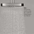 Hansgrohe Raindance E Thermostatic Showerhead/Wallbar Set With Rough, 2.0 Gpm In Brushed Nickel, 4914820