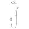 Hansgrohe Raindance S Thermostatic Showerhead/Wallbar Set With Rough, 2.5 Gpm In Chrome, 4915000