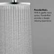 Hansgrohe Raindance S Thermostatic Showerhead/Wallbar Set With Rough, 2.5 Gpm In Brushed Nickel, 4915820