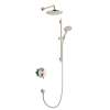 Hansgrohe Raindance S Thermostatic Showerhead/Wallbar Set With Rough, 2.5 Gpm In Brushed Nickel, 4915820