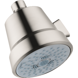 Hansgrohe Club Showerhead 100 3-Jet, 1.5 Gpm In Brushed Nickel, 4928820