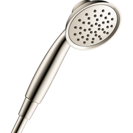 Hansgrohe Joleena Handshower 95 1-Jet, 2.5 Gpm In Polished Nickel, 4934830