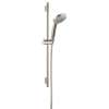 Hansgrohe Croma 100 Wallbar Set 3-Jet, 1.75 Gpm In Brushed Nickel, 4946820