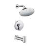 Hansgrohe Vernis Blend Pressure Balance Tub/Shower Set, 2.5 Gpm In Chrome, 4955000