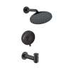 Hansgrohe Vernis Blend Pressure Balance Tub/Shower Set, 1.5 Gpm In Matte Black, 4957670