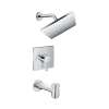 Hansgrohe Vernis Blend Pressure Balance Tub/Shower Set, 1.5 Gpm In Chrome, 4963000