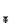 Hansgrohe  Push-Open Sink Drain In Polished Black Chrome, 50100331