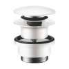 Hansgrohe  Push-Open Sink Drain In Matte White, 50100701