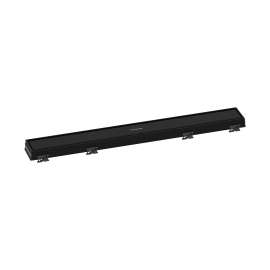 Hansgrohe Raindrain Match Trim Zero/ Tile 23 5/8" With Height Adjustable Frame In Matte Black, 56036671