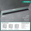 Hansgrohe Raindrain Match Trim Zero/ Tile 47 1/4