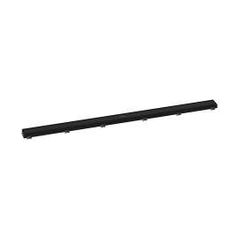 Hansgrohe Raindrain Match Trim Zero/ Tile 47 1/4" With Height Adjustable Frame In Matte Black, 56042671
