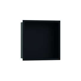 Hansgrohe Xtrastoris Original Wall Niche With Integrated Frame 12"X 12"X 4" In Matte Black, 56061670