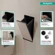 Hansgrohe Xtrastoris Rock Recessed Trash Bin With Shelf & Tileable Door