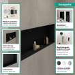 Hansgrohe Xtrastoris Original Wall Niche With Integrated Frame 12