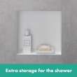 Hansgrohe Xtrastoris Minimalistic Wall Niche With Open Frame 12