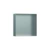 Hansgrohe Xtrastoris Minimalistic Wall Niche With Open Frame 12"X 12"X 4" In Brushed Stainless Steel, 56073800