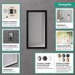 Hansgrohe Xtrastoris Individual Wall Niche Brushed Stainless Steel With Design Frame 12