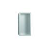 Hansgrohe Xtrastoris Individual Wall Niche Brushed Stainless Steel With Design Frame 12"X 6"X 4" In Brushed Stainless Steel, 56094800