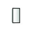 Hansgrohe Xtrastoris Individual Wall Niche Matte White With Design Frame 12"X 6"X 4" In Matte Black, 56096670