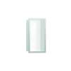 Hansgrohe Xtrastoris Individual Wall Niche Matte White With Design Frame 12"X 6"X 4" In Brushed Stainless Steel, 56096800