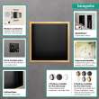 Hansgrohe Xtrastoris Individual Wall Niche Matte Black With Design Frame 12