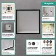 Hansgrohe Xtrastoris Individual Wall Niche Matte White With Design Frame 12