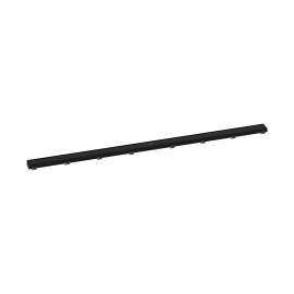 Hansgrohe Raindrain Match Trim Zero/ Tile 59 1/8" With Height Adjustable Frame In Matte Black, 56127671