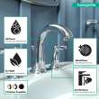 Hansgrohe Swing C Widespread Faucet With Pop-Up Drain, 1.2 Gpm In Chrome, 6117000