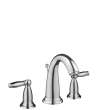 Hansgrohe Swing C Widespread Faucet With Pop-Up Drain, 1.2 Gpm In Chrome, 6117000